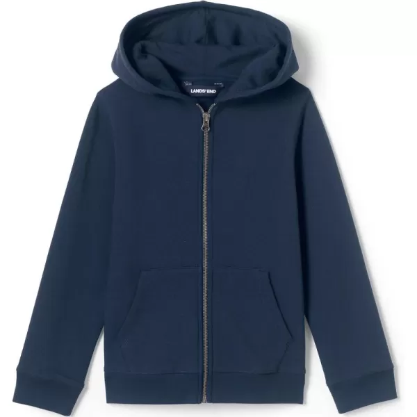 imageLands End School Uniform Kids Zip Front SweatshirtClassic Navy