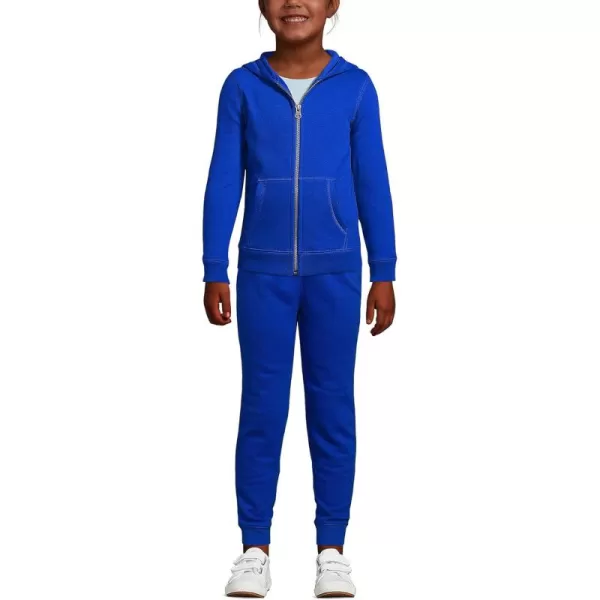 imageLands End School Uniform Kids Zip Front SweatshirtCobalt