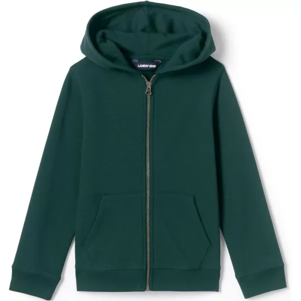 imageLands End School Uniform Kids Zip Front SweatshirtEvergreen