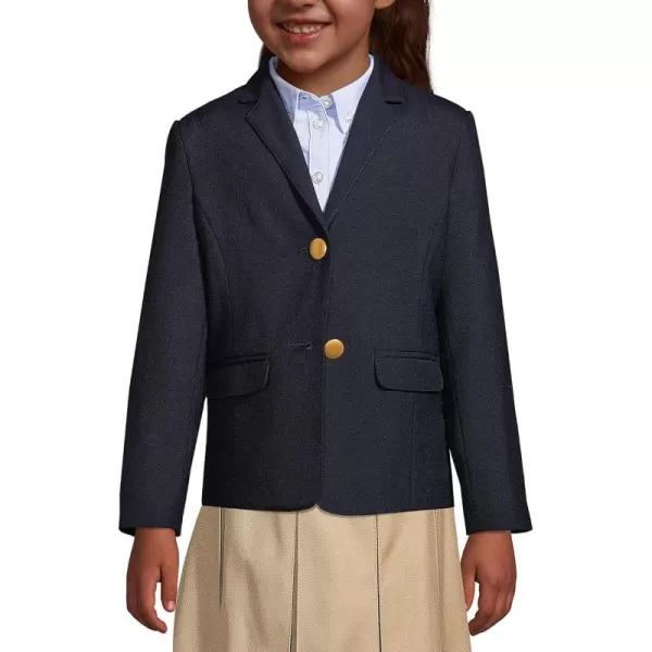 imageLands End School Uniform Girls Hopsack BlazerDeep Navy