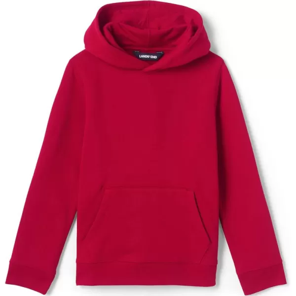 imageLands End School Uniform Kids Hooded Pullover SweatshirtRed