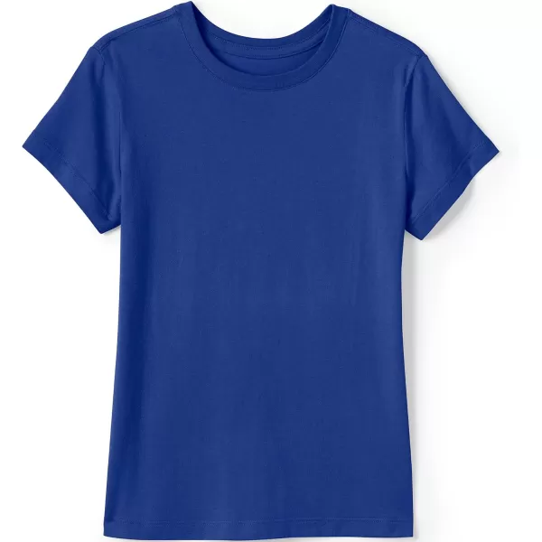 imageLands End School Uniform Girls Short Sleeve Essential TShirtCobalt