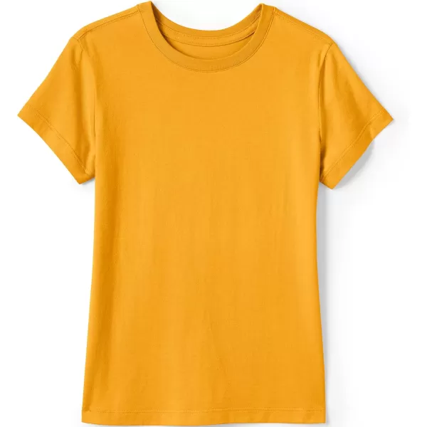 imageLands End School Uniform Girls Short Sleeve Essential TShirtRacing Yellow