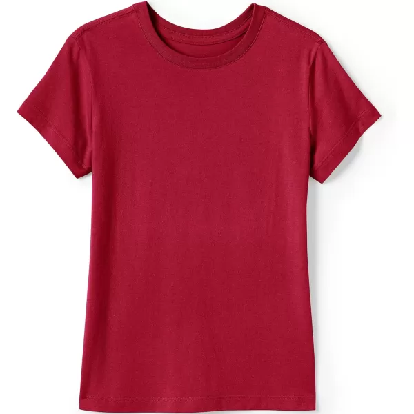 imageLands End School Uniform Girls Short Sleeve Essential TShirtRed