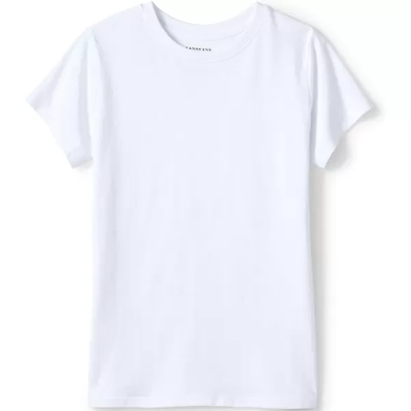 imageLands End School Uniform Girls Short Sleeve Essential TShirtWhite