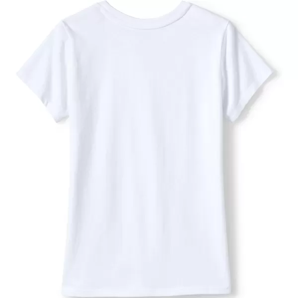 imageLands End School Uniform Girls Short Sleeve Essential TShirtWhite