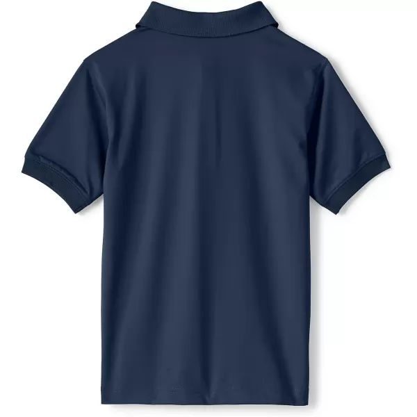 imageLands End School Uniform Kids Short Sleeve Rapid Dry Polo ShirtClassic Navy