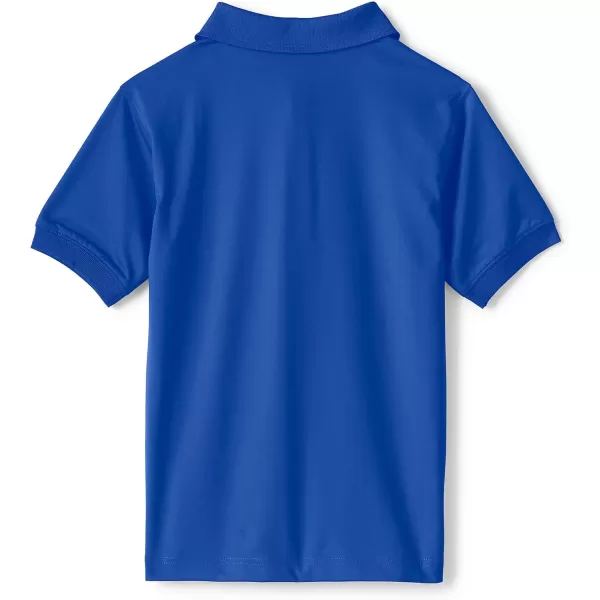 imageLands End School Uniform Kids Short Sleeve Rapid Dry Polo ShirtCobalt