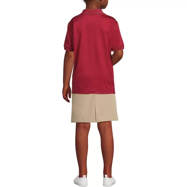 imageLands End School Uniform Kids Short Sleeve Rapid Dry Polo ShirtGarnet