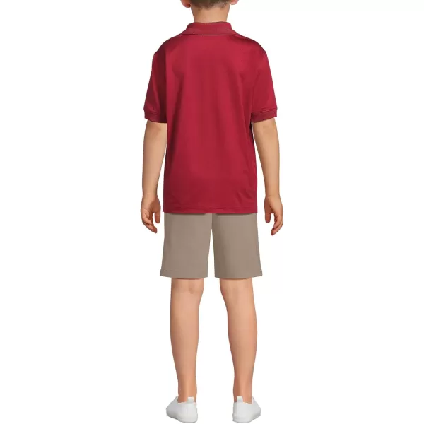 imageLands End School Uniform Kids Short Sleeve Rapid Dry Polo ShirtGarnet