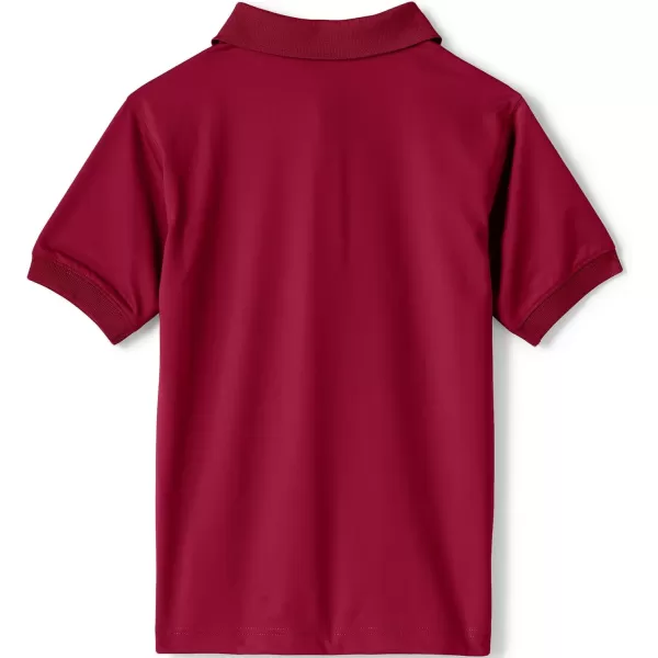 imageLands End School Uniform Kids Short Sleeve Rapid Dry Polo ShirtGarnet