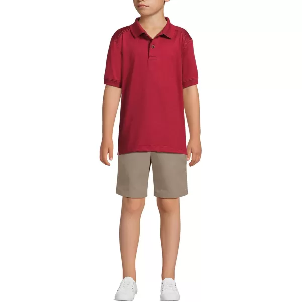 imageLands End School Uniform Kids Short Sleeve Rapid Dry Polo ShirtGarnet