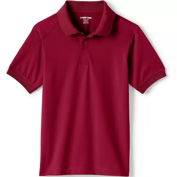 imageLands End School Uniform Kids Short Sleeve Rapid Dry Polo ShirtGarnet