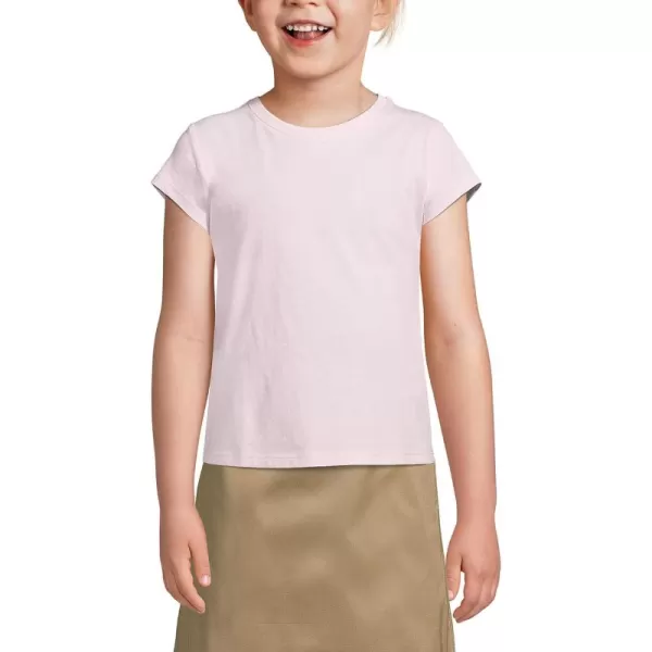 imageLands End School Uniform Girls Short Sleeve Essential TShirtIce Pink