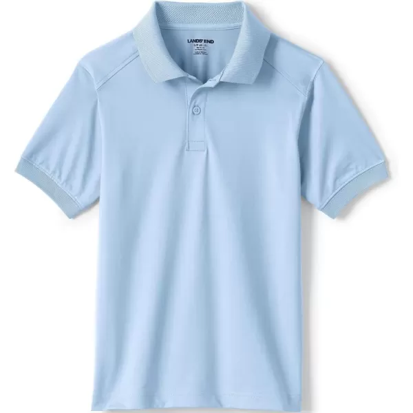 imageLands End School Uniform Kids Short Sleeve Rapid Dry Polo ShirtBlue