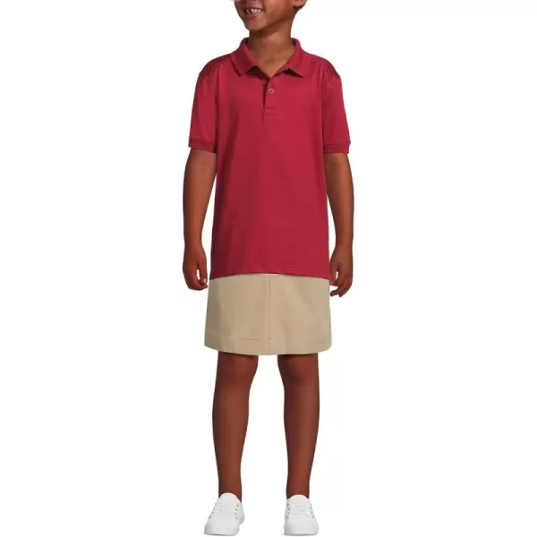 imageLands End School Uniform Kids Short Sleeve Rapid Dry Polo ShirtGarnet