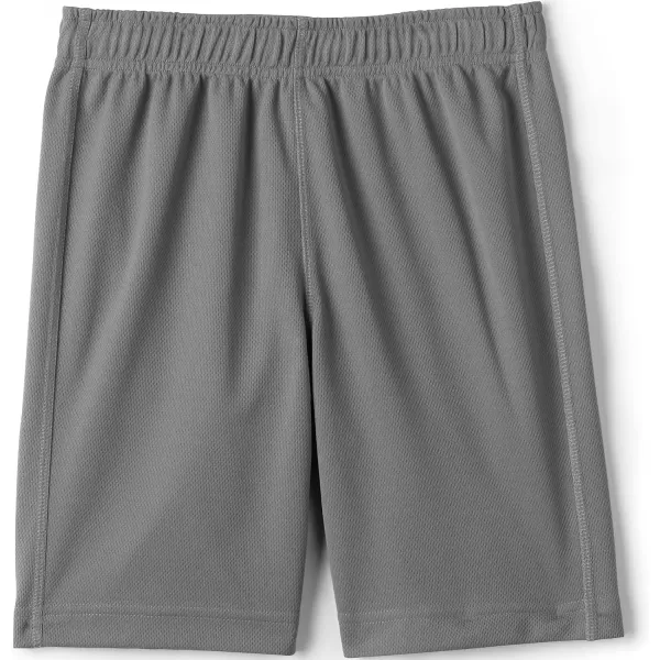 imageLands End School Uniform Boys Mesh Gym ShortsStone Gray