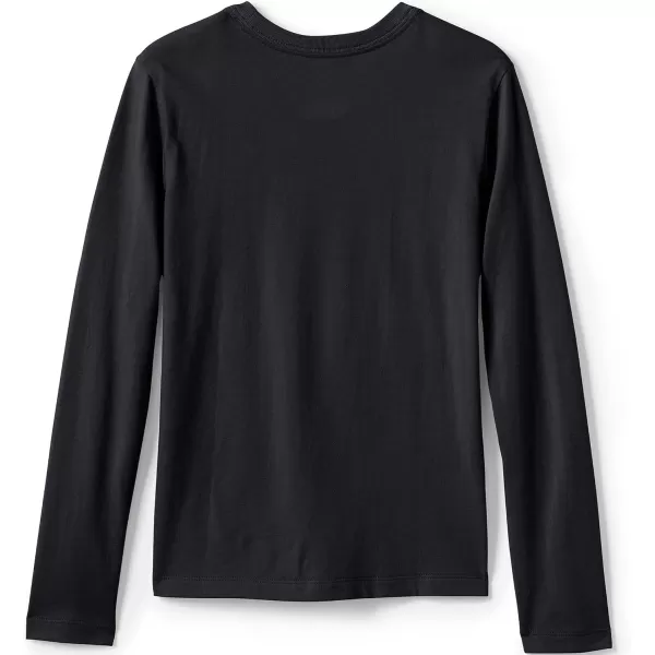 imageLands End School Uniform Girls Long Sleeve Essential TShirtBlack