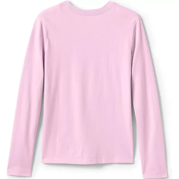 imageLands End School Uniform Girls Long Sleeve Essential TShirtIce Pink