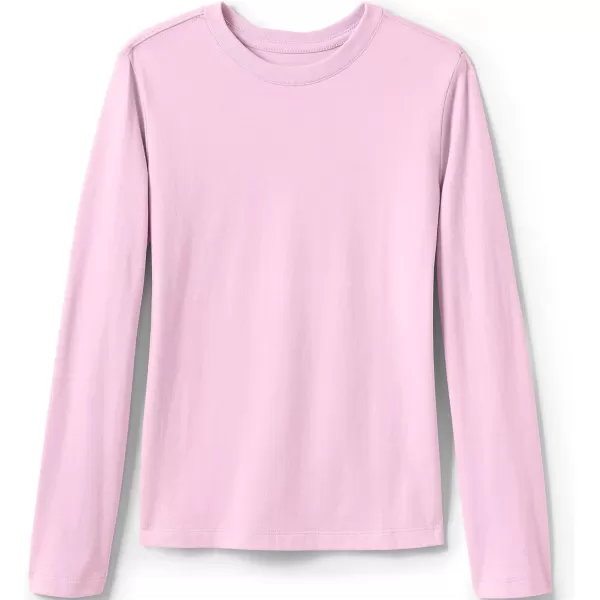 imageLands End School Uniform Girls Long Sleeve Essential TShirtIce Pink