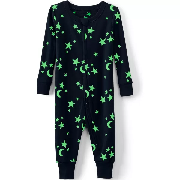 imageLands End Baby Zip Up Pajama Sleeper OnesieGlow in the Dark Stars