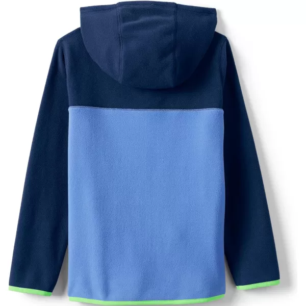 imageLands End Kids Fleece Full Zip Jacket with HoodBlue