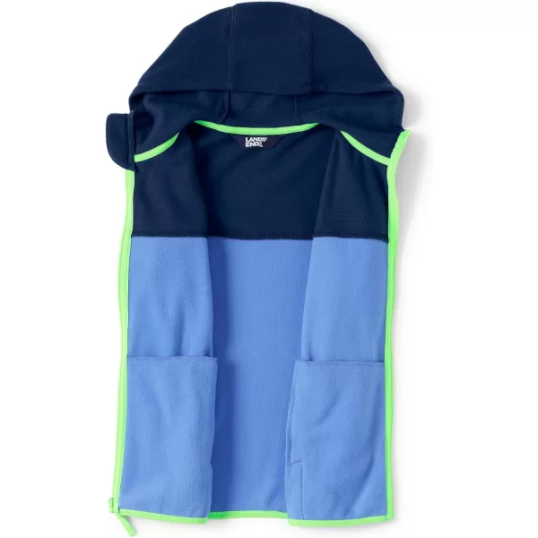 imageLands End Kids Fleece Full Zip Jacket with HoodBlue