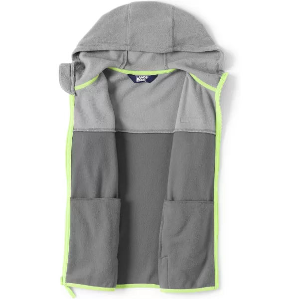 imageLands End Kids Fleece Full Zip Jacket with HoodGray