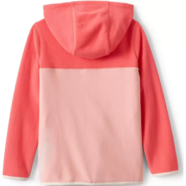 imageLands End Kids Fleece Full Zip Jacket with HoodPeach