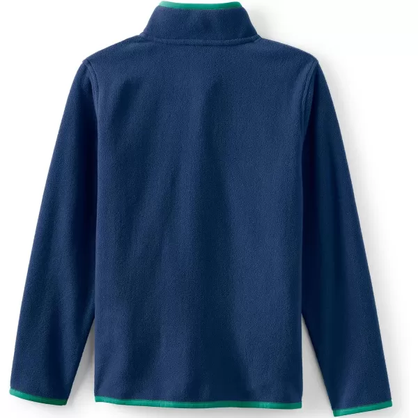 imageLands End Kids Fleece Quarter ZipDeep Sea Navy