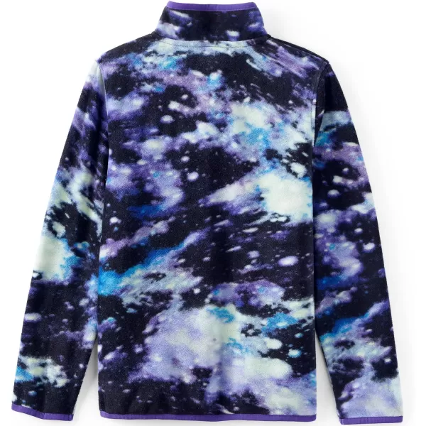 imageLands End Kids Fleece Quarter ZipViolet Galaxy