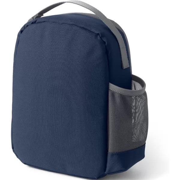 imageLands End Kids Soft Sided Lunch Box BlackClassic Navy