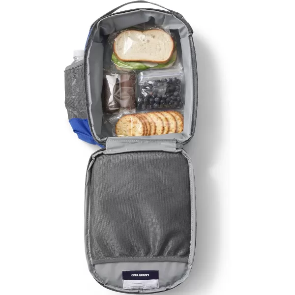 imageLands End Kids Soft Sided Lunch Box BlackCobalt