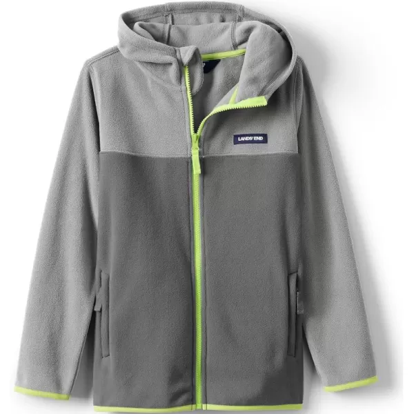 imageLands End Kids Fleece Full Zip Jacket with HoodGray