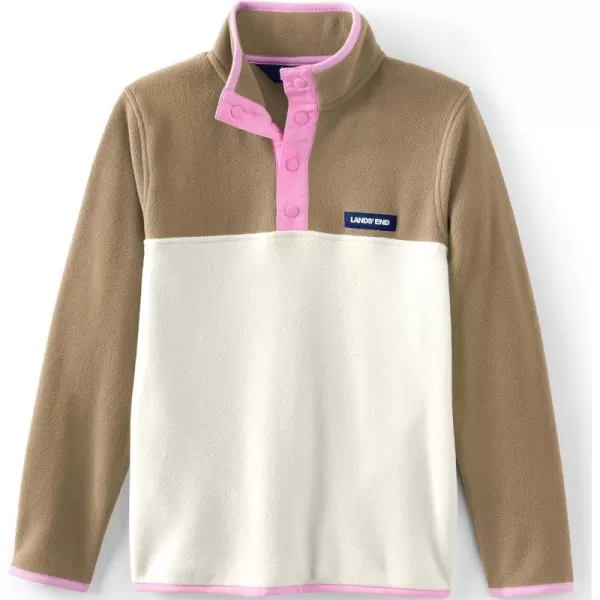 imageLands End Kids Fleece Quarter ZipKhaki