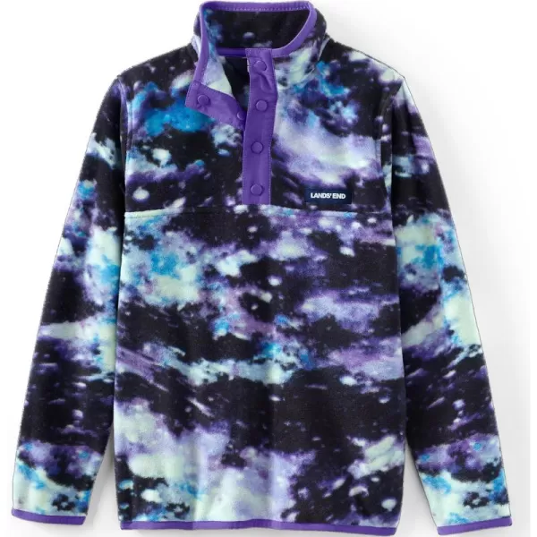 imageLands End Kids Fleece Quarter ZipViolet Galaxy