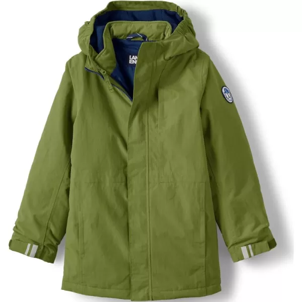 imageLands End Kids Squall Waterproof Insulated 3 in 1 ParkaOlive