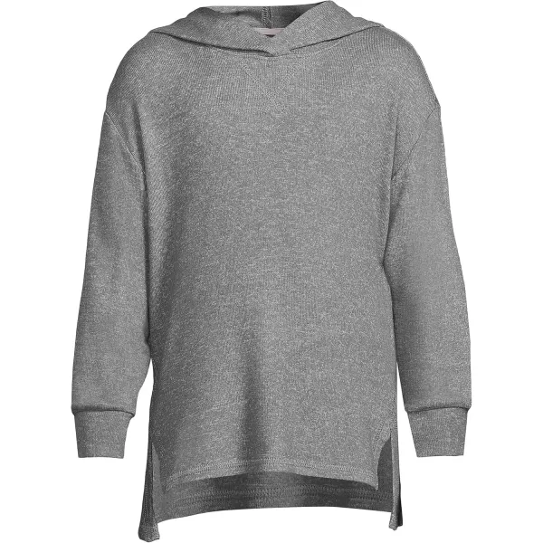 imageLands End Girls Long Sleeve Soft Brushed TopLight Gray Heather