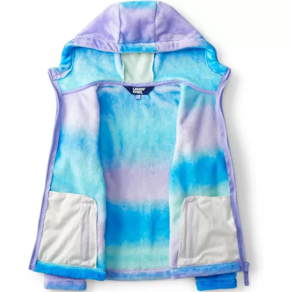 imageLands End Girls Softest Fleece JacketAqua Ombre