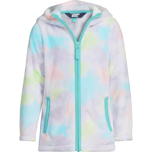 imageLands End Girls Softest Fleece JacketPastel Color Splash