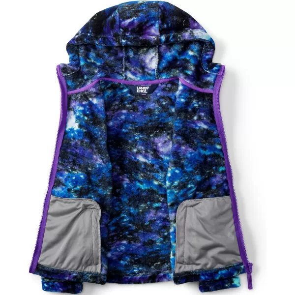 imageLands End Girls Softest Fleece JacketViolet Galaxy