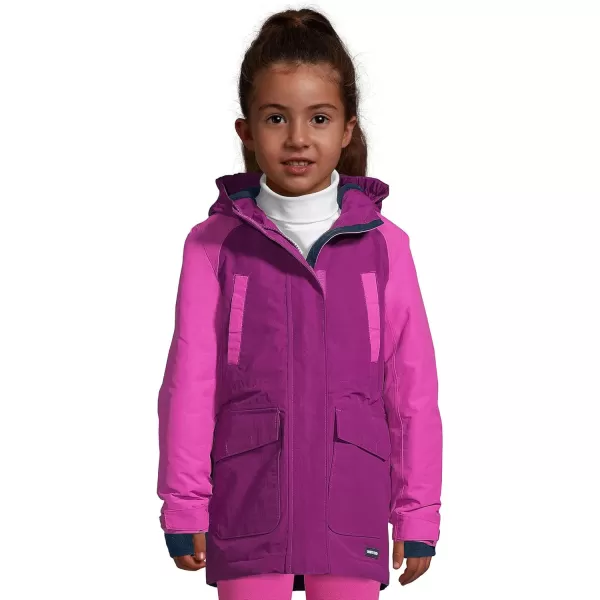 imageLands End Girls Squall Waterproof Winter ParkaVerbenaFuchsia Plum