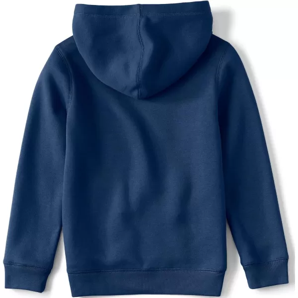 imageLands End Kids Fleece Pullover HoodieDeep Sea Navy