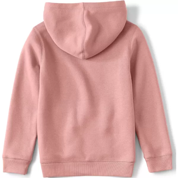 imageLands End Kids Fleece Pullover HoodieDusty Rose