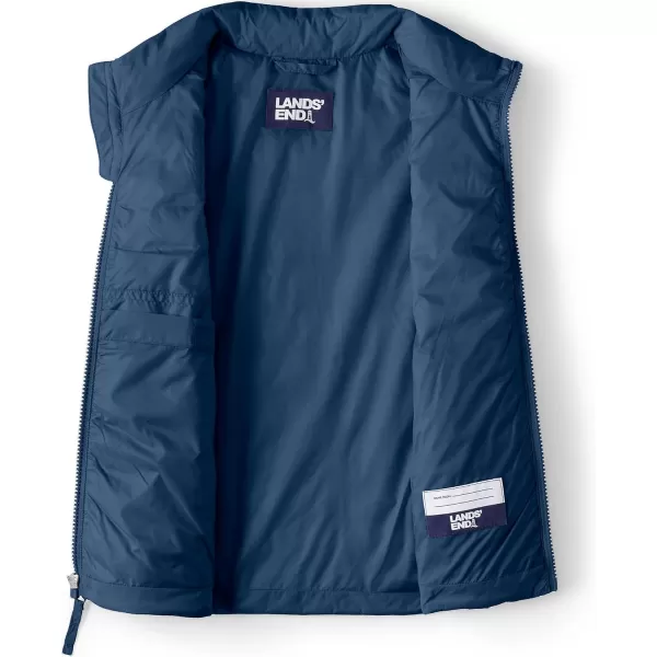 imageLands End Kids Insulated Down Alternative ThermoPlume VestNavy