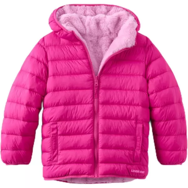 imageLands End Big Kids Reversible JacketRhubarb