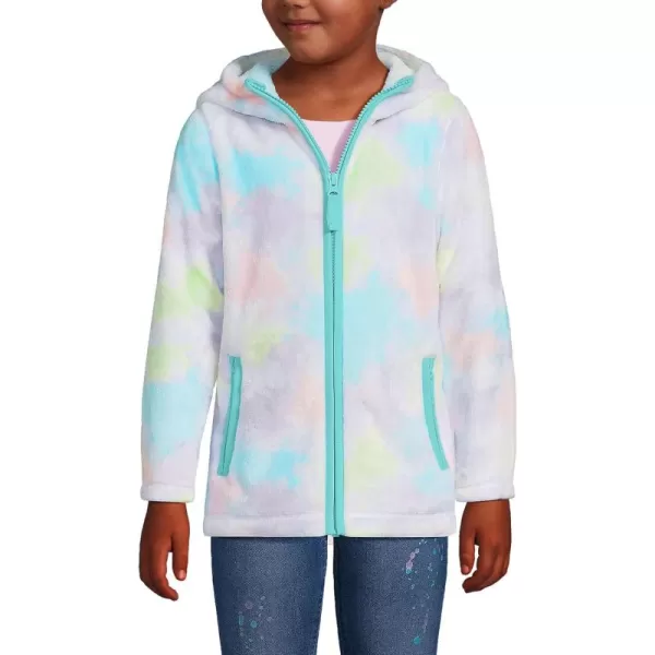 imageLands End Girls Softest Fleece JacketPastel Color Splash