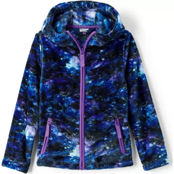 imageLands End Girls Softest Fleece JacketViolet Galaxy