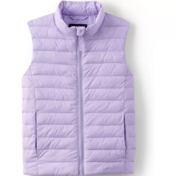 imageLands End Kids Insulated Down Alternative ThermoPlume VestLavender