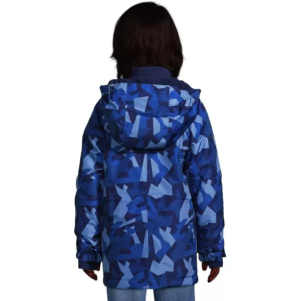 imageLands End Boys Squall Waterproof Winter ParkaNavy Geo Camo